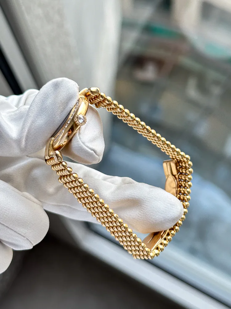 Cartier Colisee Yellow Gold Diamond Bezel